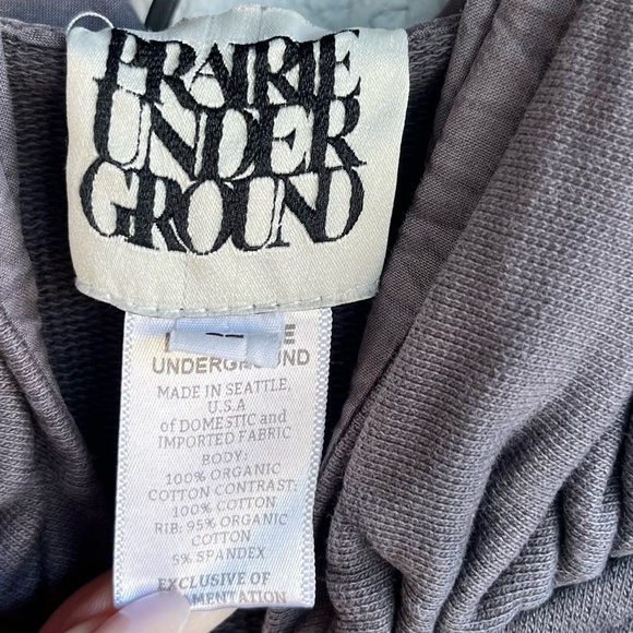 Prairie Underground Clocck Charcoal Hooded Utility Jacket - Picture 9 of 11